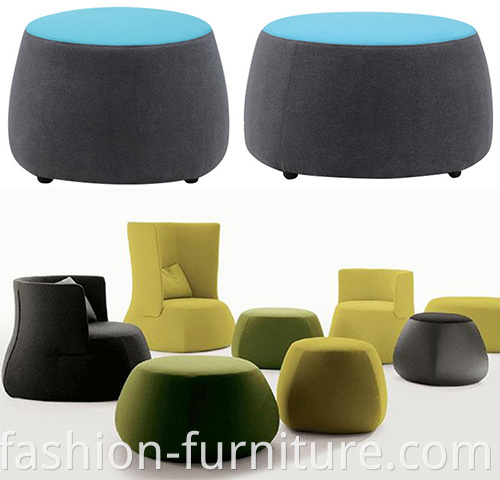 Upholstered Stool Ottoman